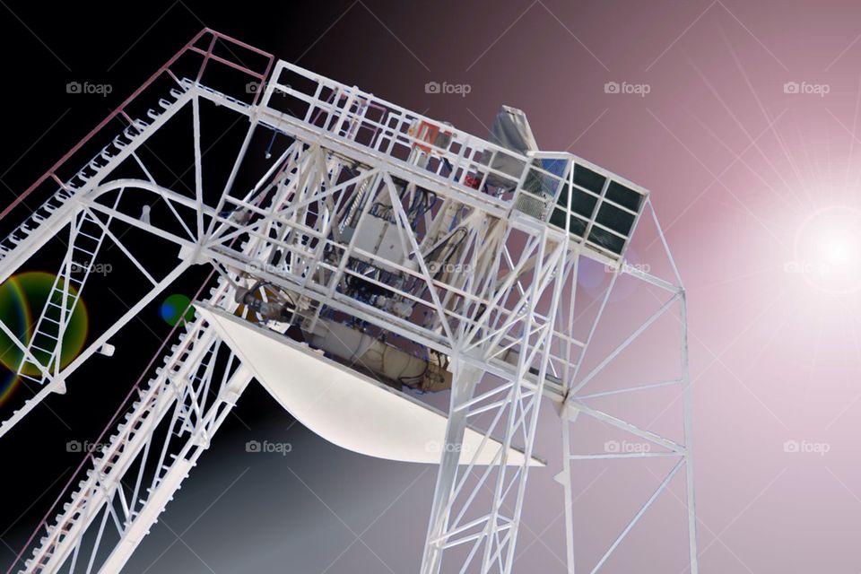 Deep space centre canberra Australia dish close up