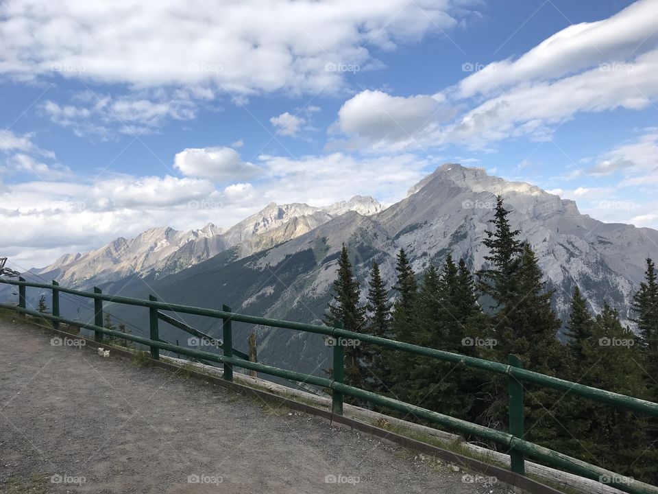 Peak of Mount Norquay, Banff Alberta