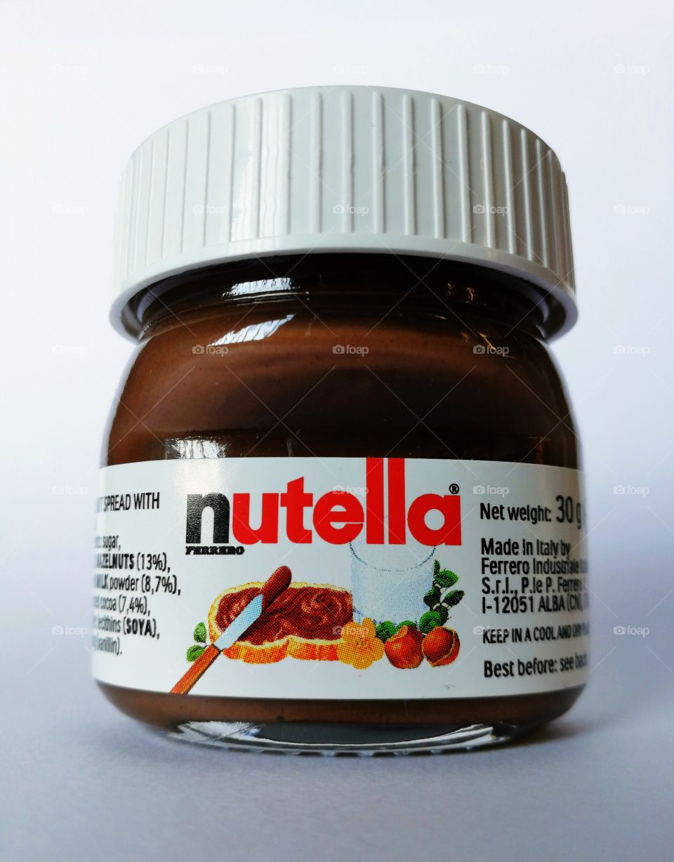 Mini nutella jar