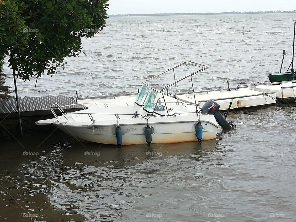 Speed Boat ride at the hotel near the lagoon