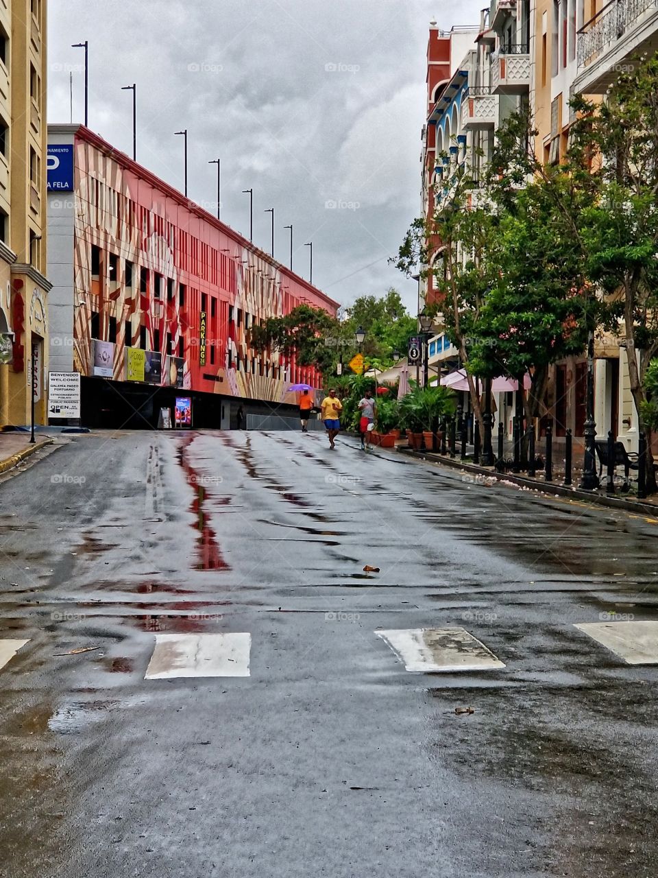 Rainy Saturday morning Old San Juan