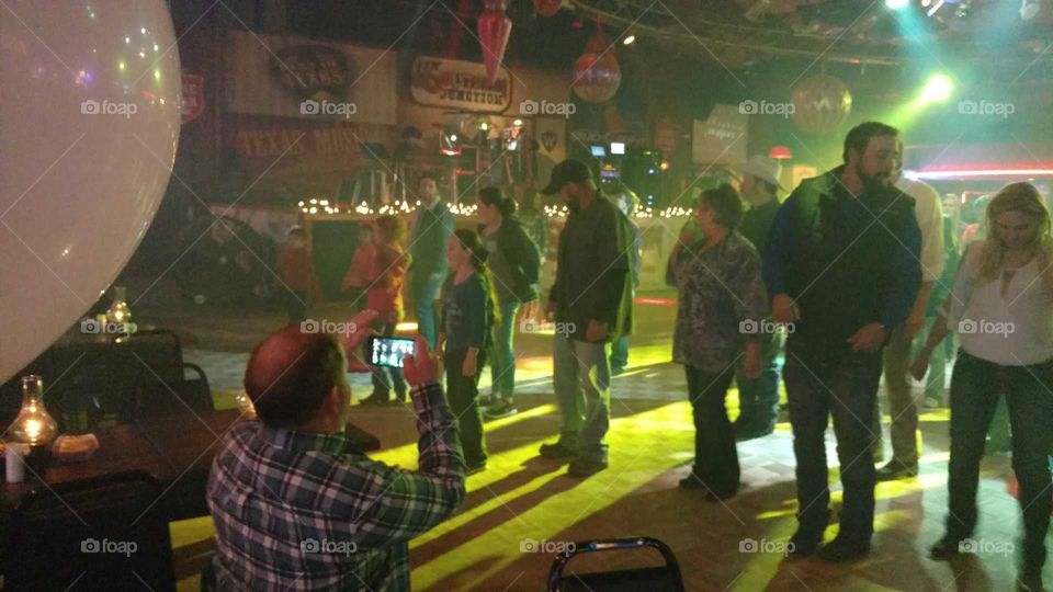 Electric Slide at a Country Bar