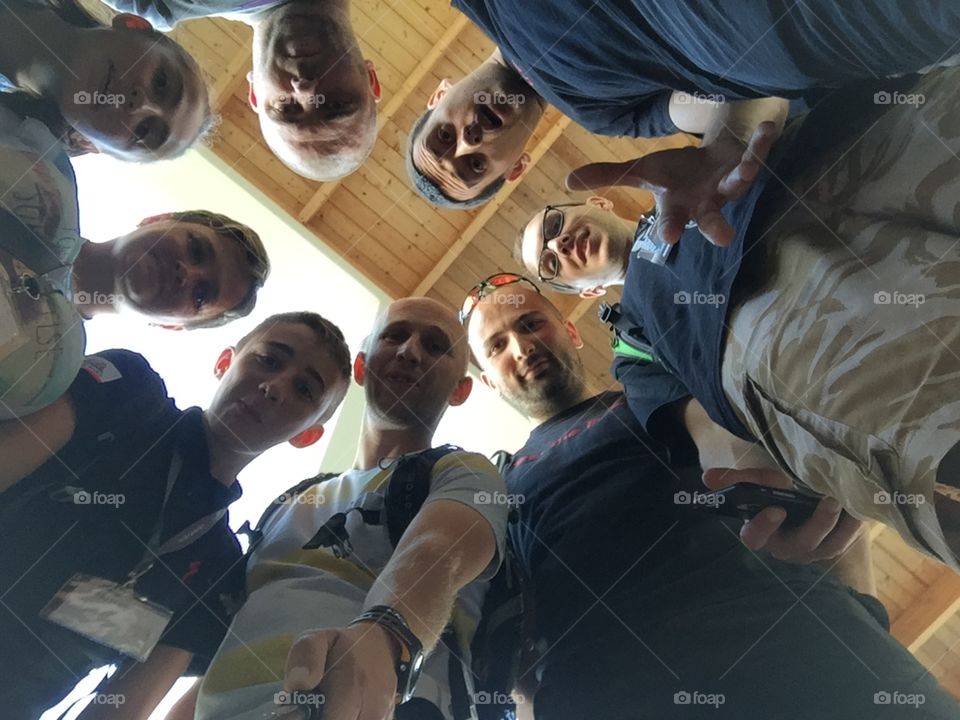 Round selfie