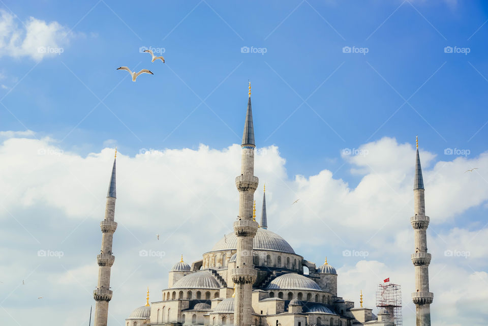 Istanbul blue mosque 