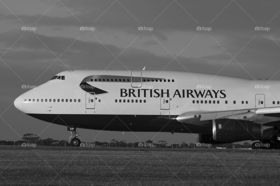 BRITISH AIRWAYS BA B747-400 MEL MELBOURNE AUSTRALIA