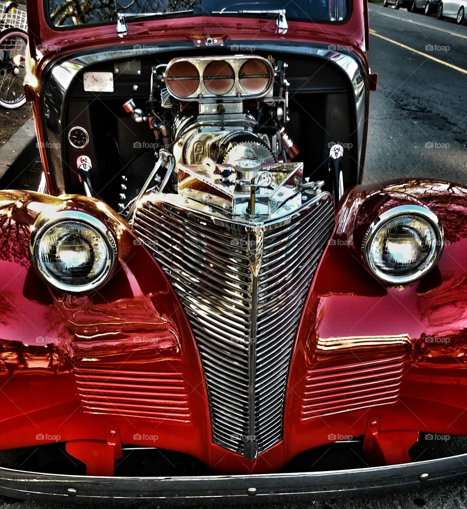 vintage classic muscle car