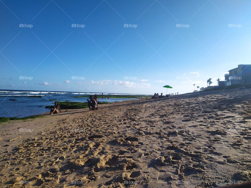 Beautiful afternoon at Ipitanga beach, Lauro de Freitas Bahia