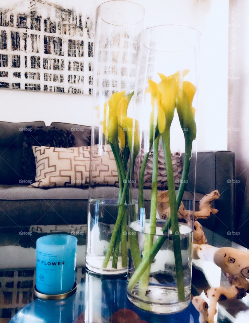 Callas in a vase