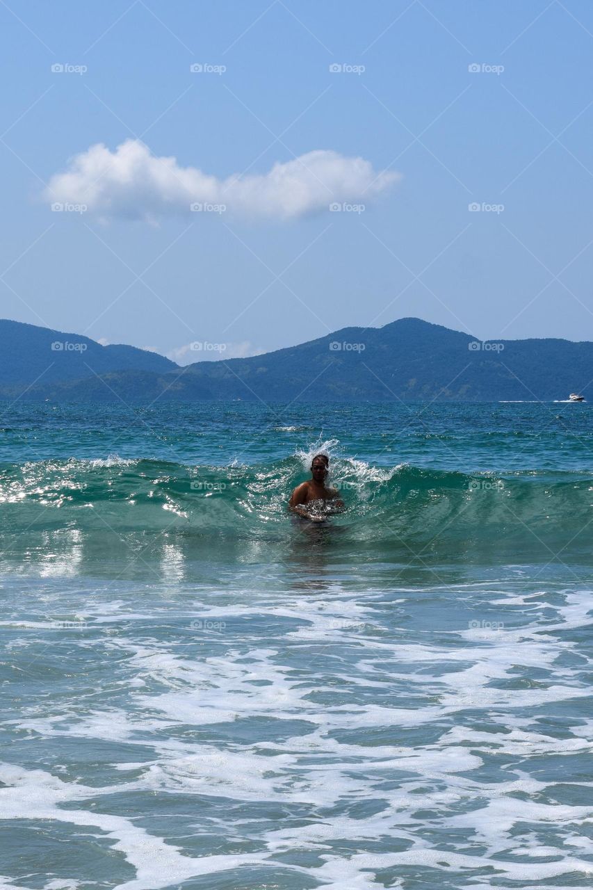 Beach Ubatuba SP BRAZIL