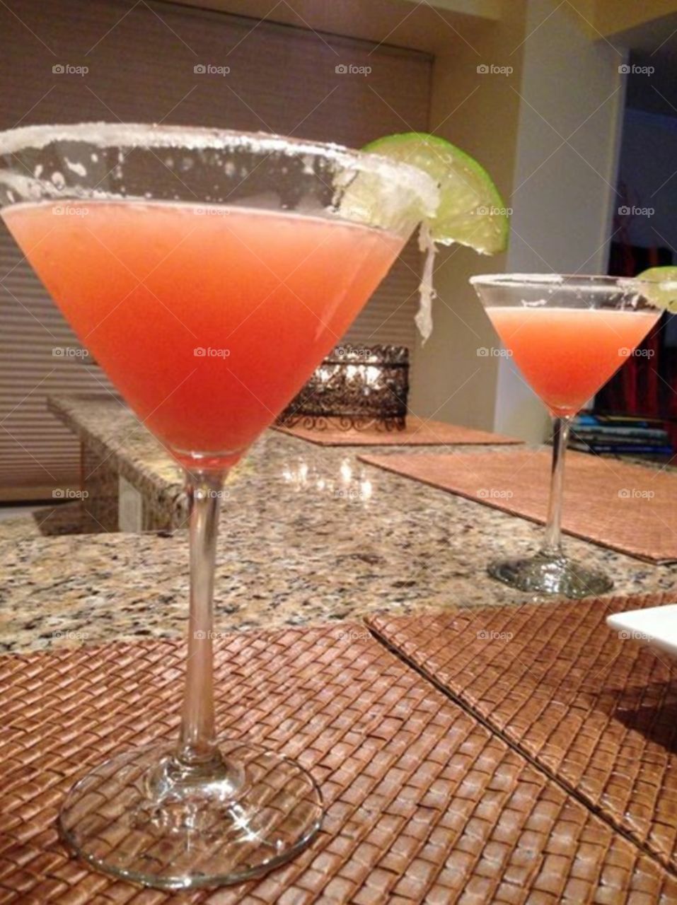 Homemade Ruby Grapefruit Martini 