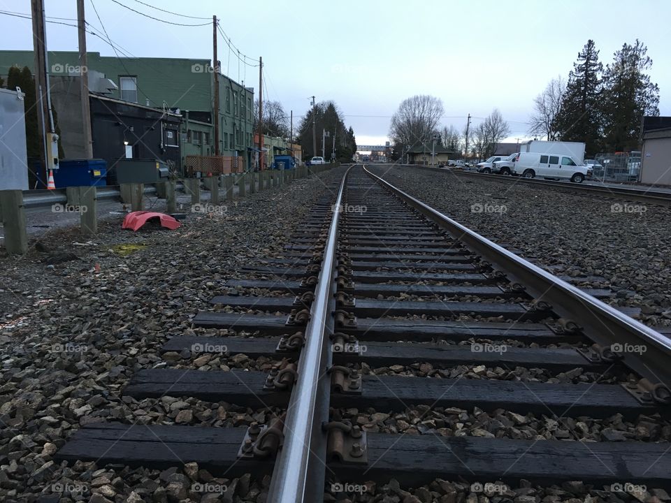 Walk These Rails, Cloudy Seattle Days
