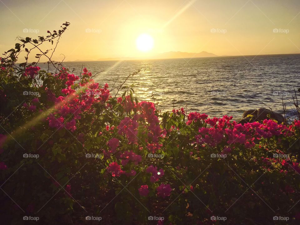 Sunrise peaking through on Magnetic Island 