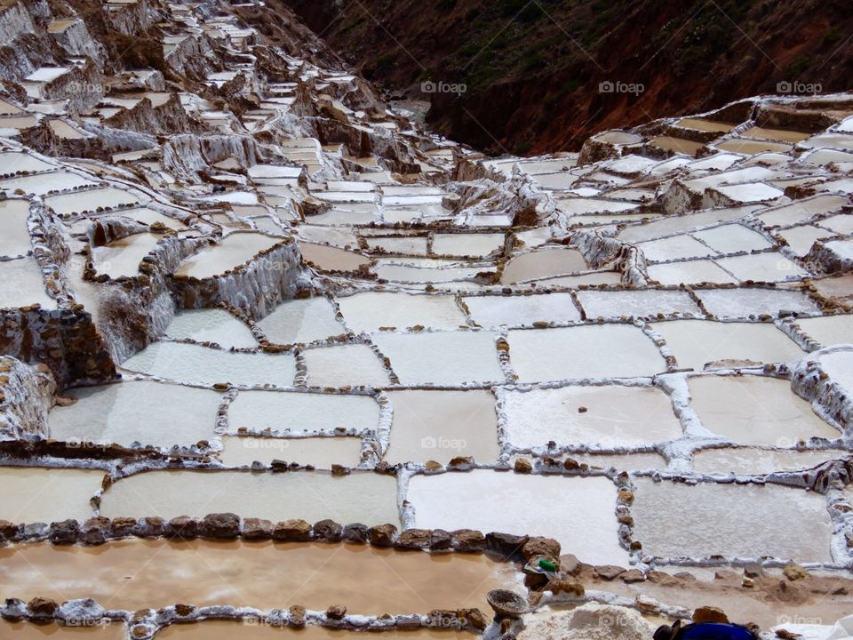 Salt Farm in Peru