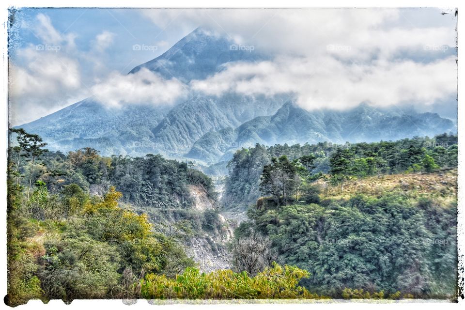 merapi volcano