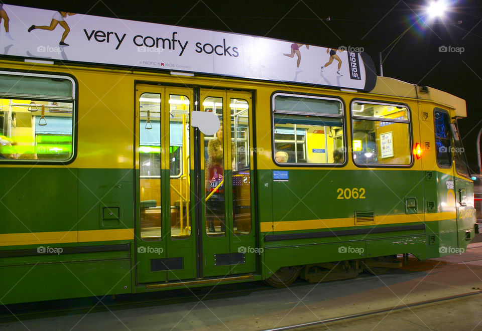 THE MELBOURNE CITY TRAM LINES MELBOURNE AUSTRALIA