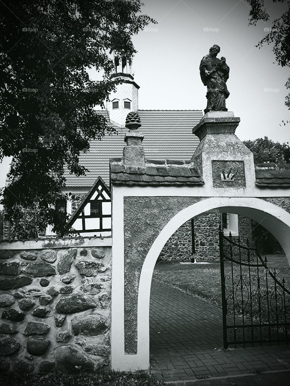 Church in Stary Żagań, Poland