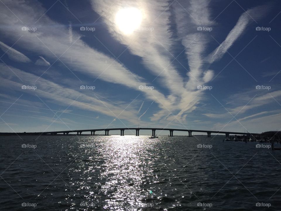Beautiful sky bridge 