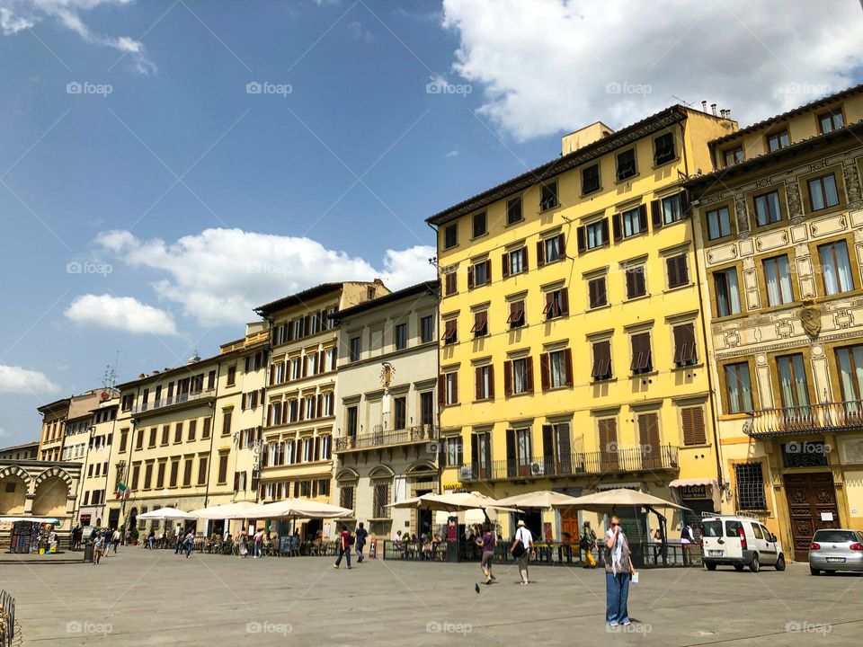 Rectangular buildings and windows