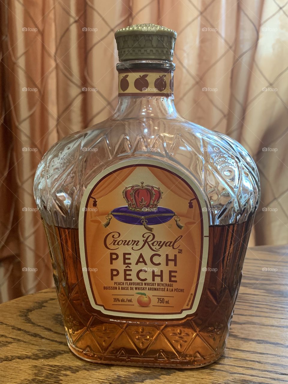 Crown royal peach whisky 
