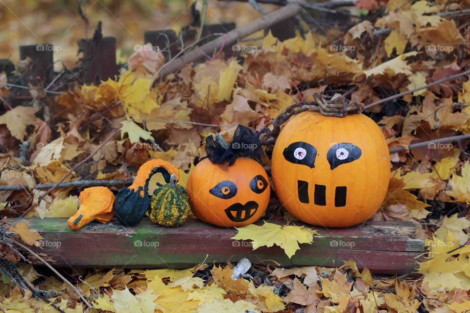 Halloween pumpkin decoration