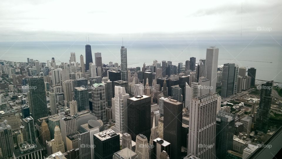 Chicago.  the view from Willis Tower