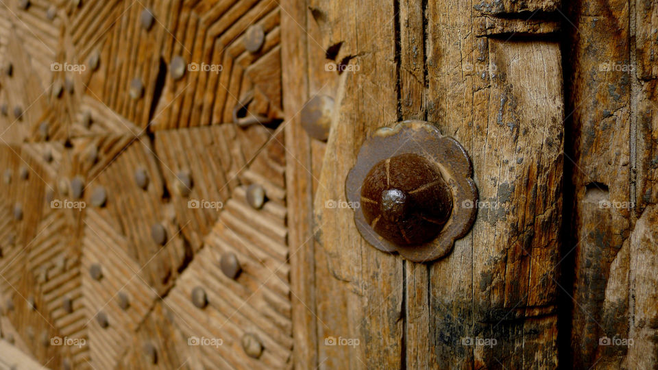 Door knob, Abyaneh village, Iran