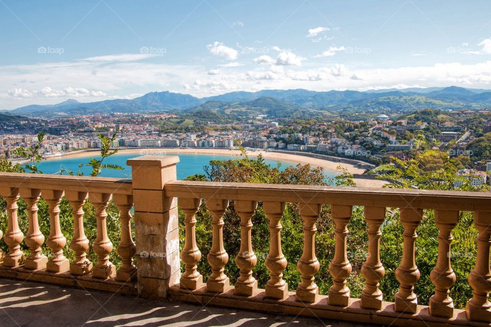 View of building terrace in spain