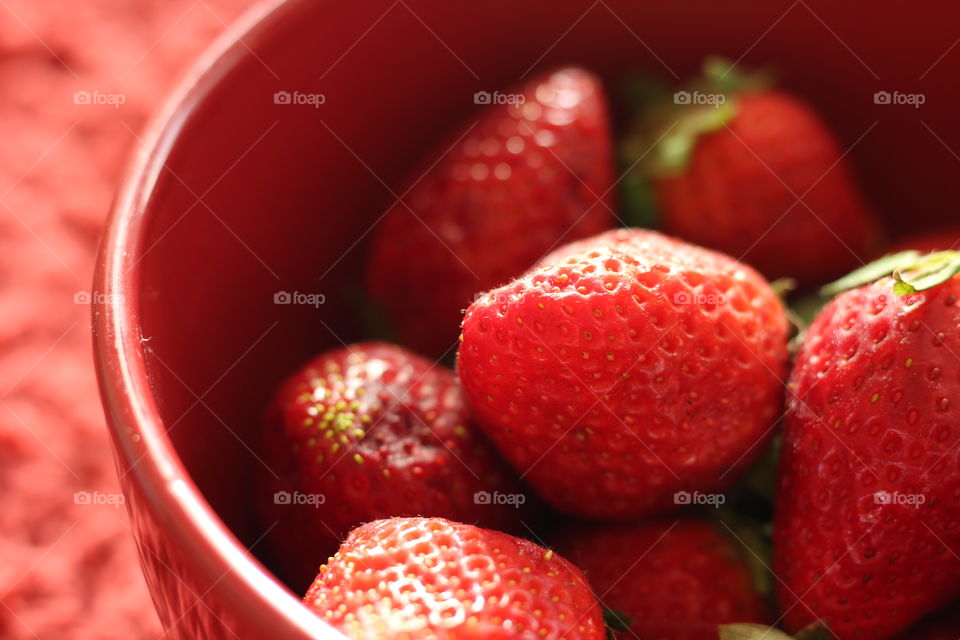 Strawberry 🍓 love ❤️ red 