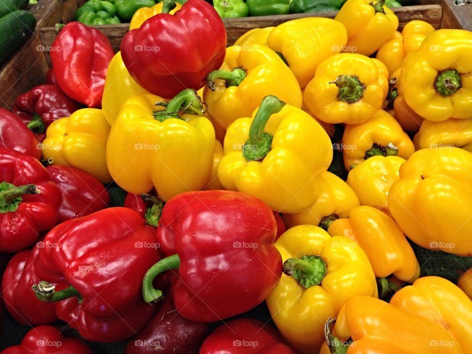 Colorful bell peppers