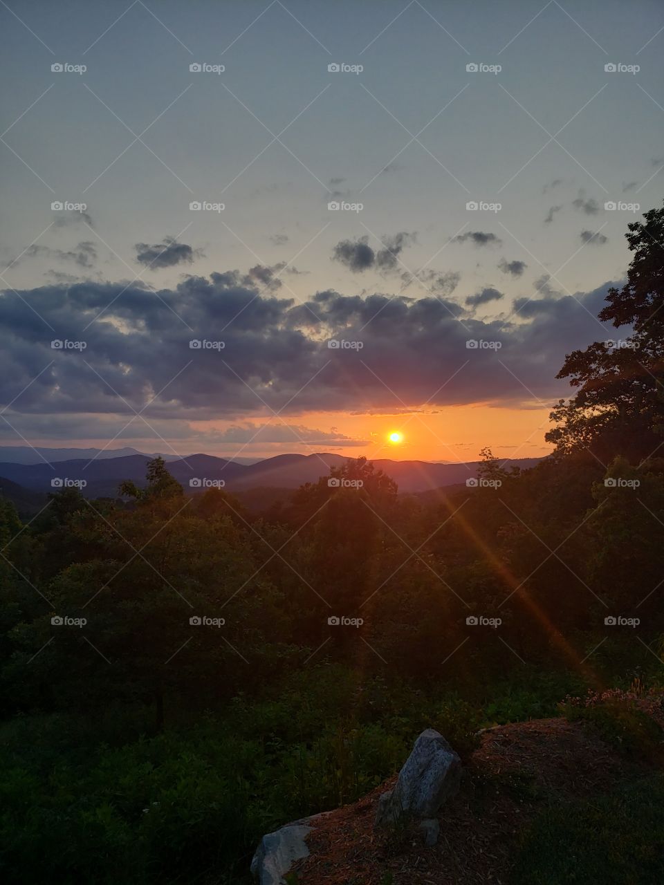 Appalachian Mountain Sunset