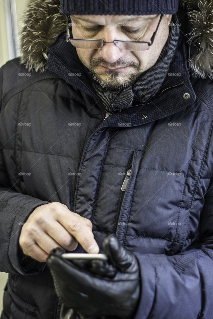 Man, People, Portrait, Winter, Adult