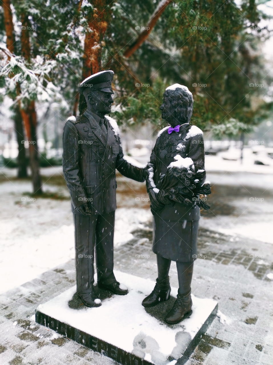 monument to the heroes of the second world war in the city of Kiev