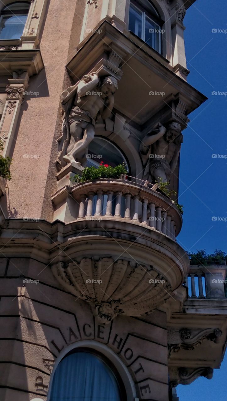 Classy old hotel, Zagreb, Croatia