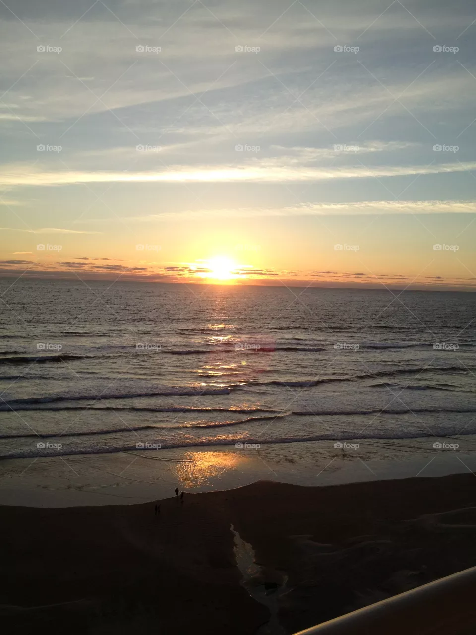 Sunset, Dawn, Water, Beach, Ocean