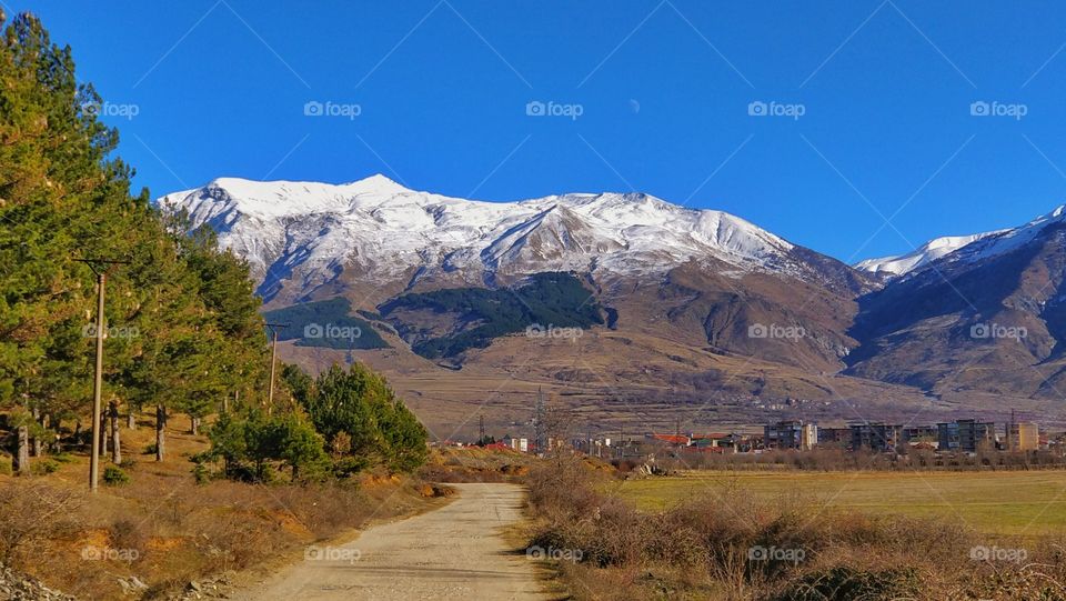 Landscape Photography of Gramozi Mountain