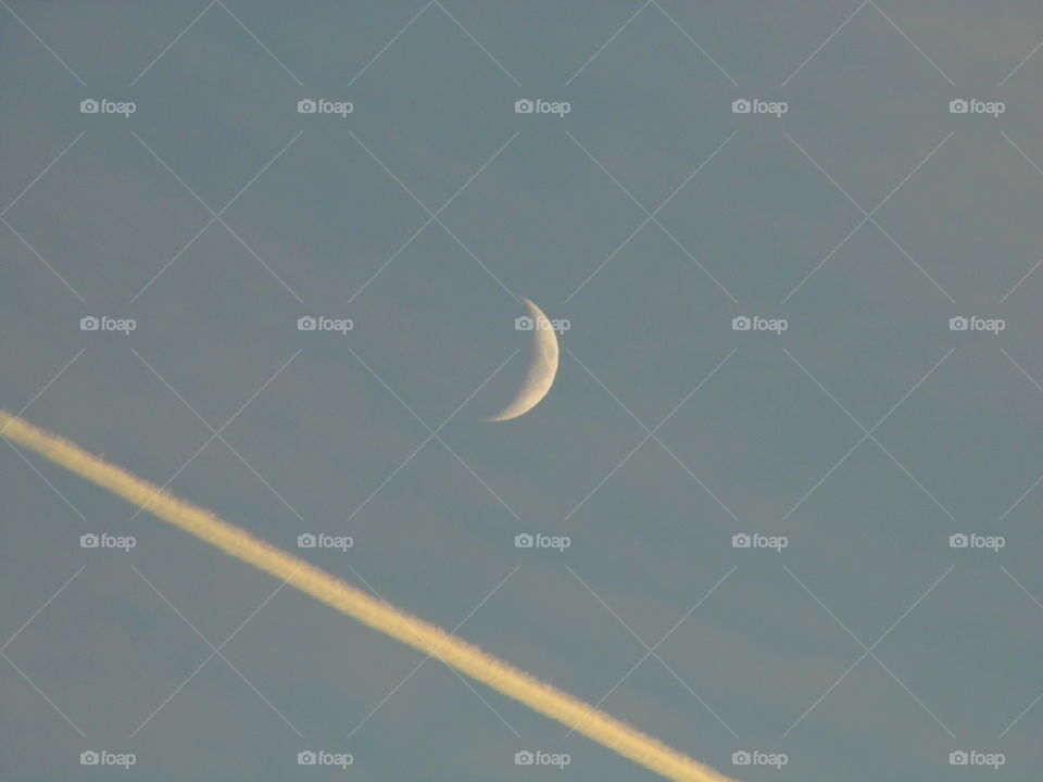 amazing sky in the evening