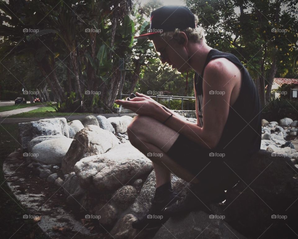 Urbanite in the jungle