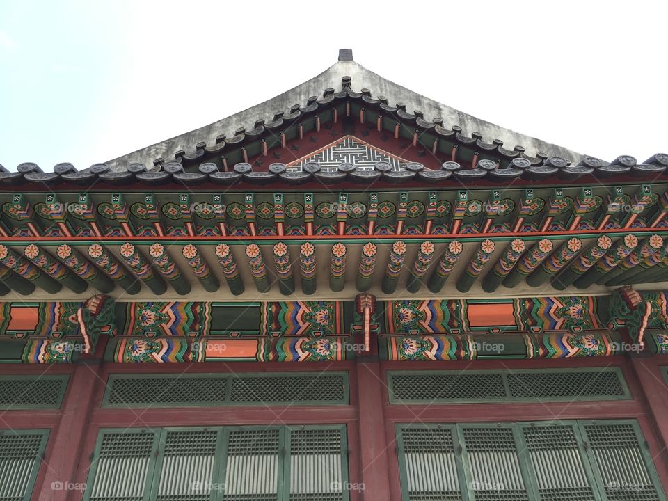 Throne Room at the Deoksugung Palace in Seoul, South Korea