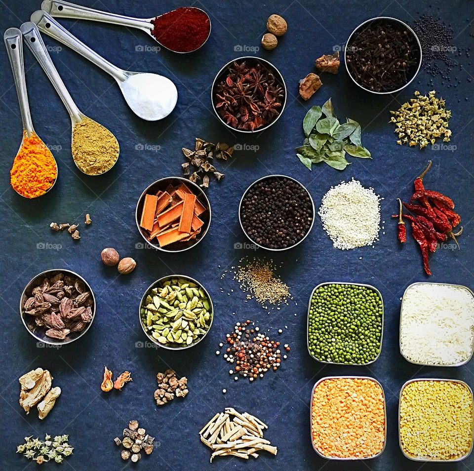 Spices from around the world 