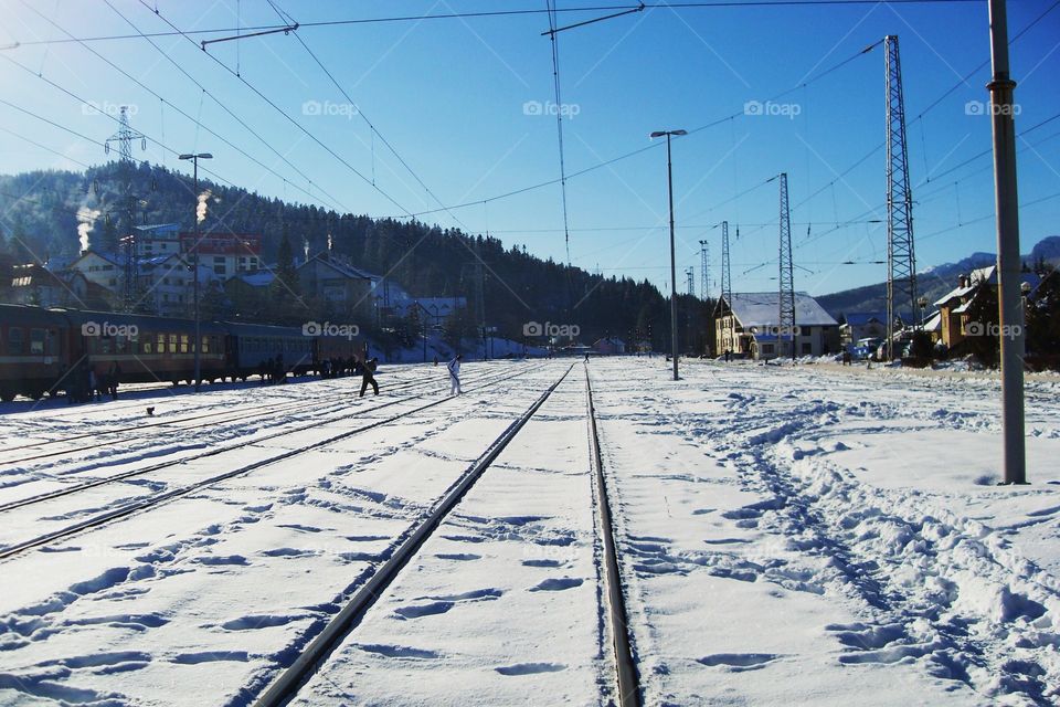 Romanian snow tracks