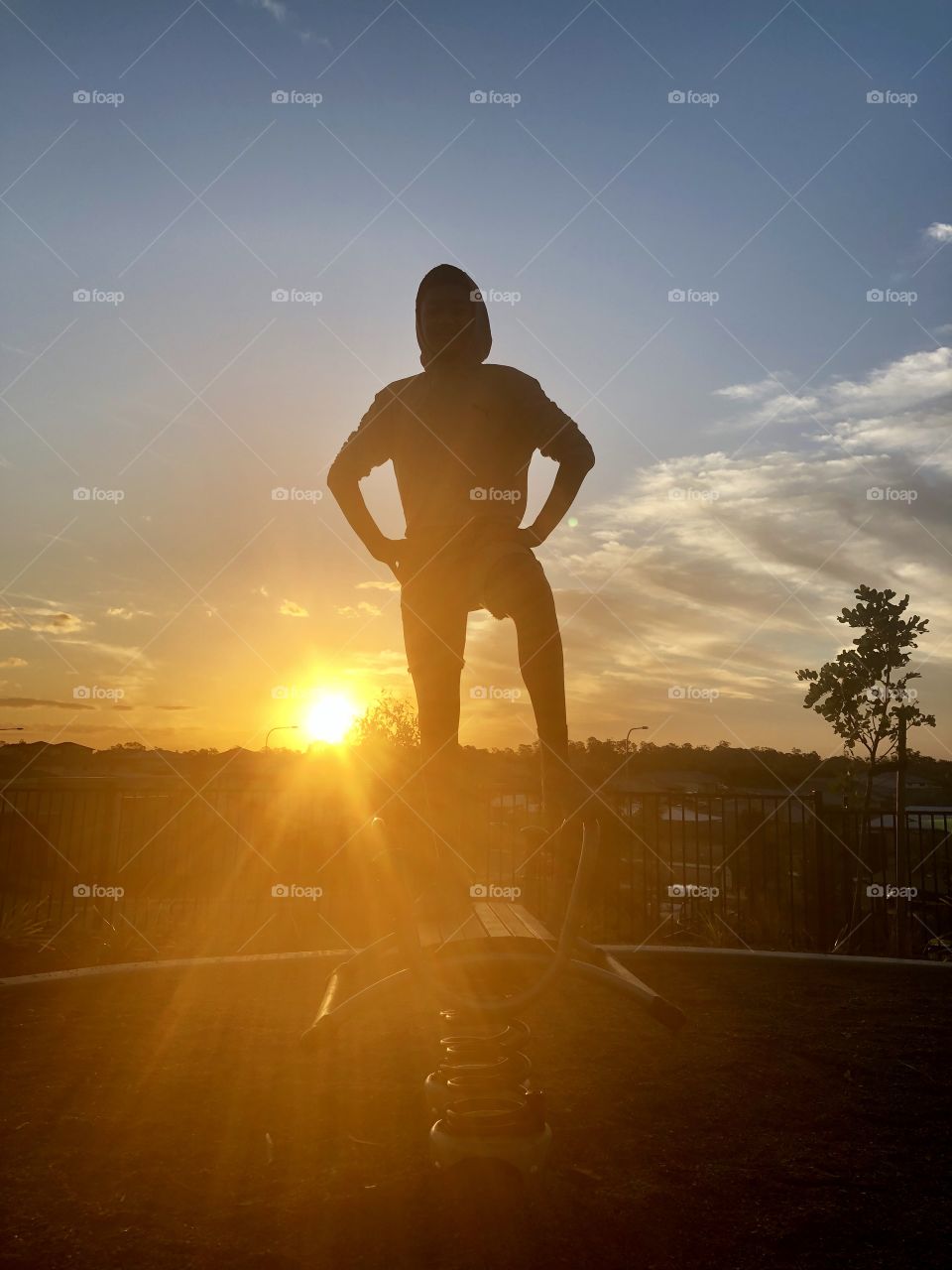 Sunset - 2nd July 2019 feat my Son