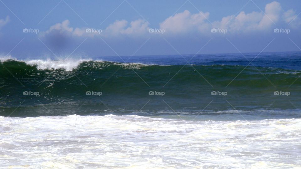 view of sea waves