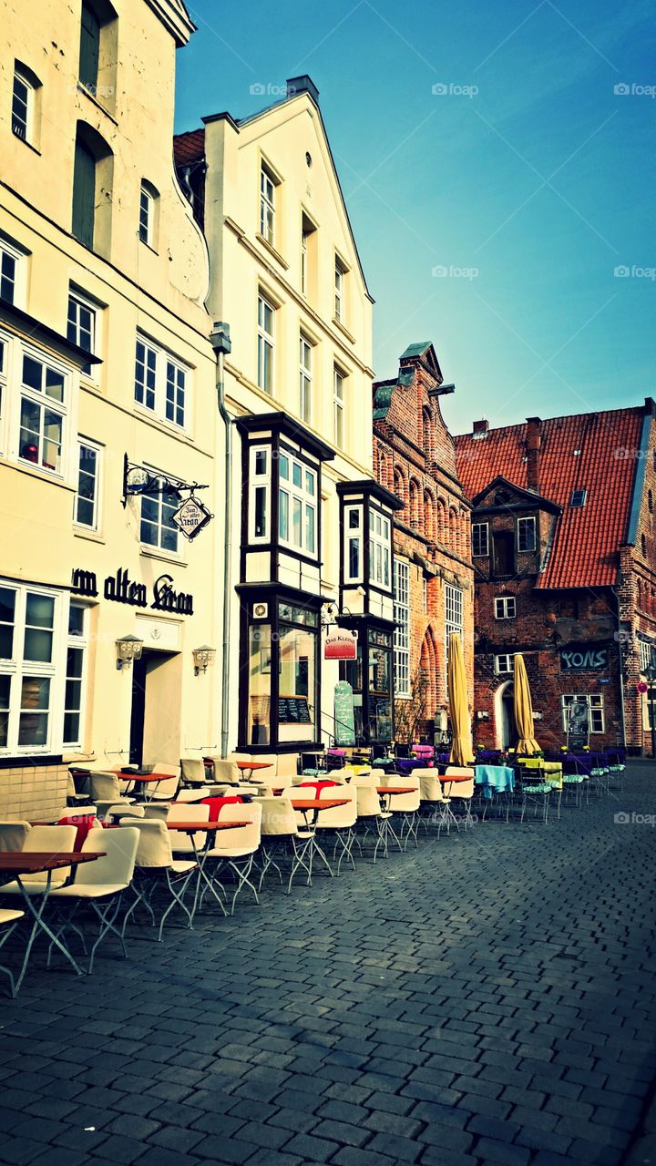 historic city. Am Stint, Lüneburg - Germany 