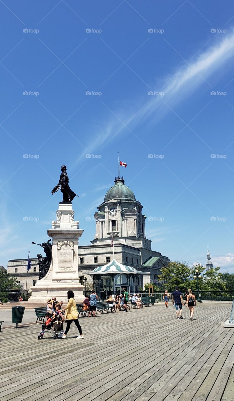 Visiting old city of Québec in last week