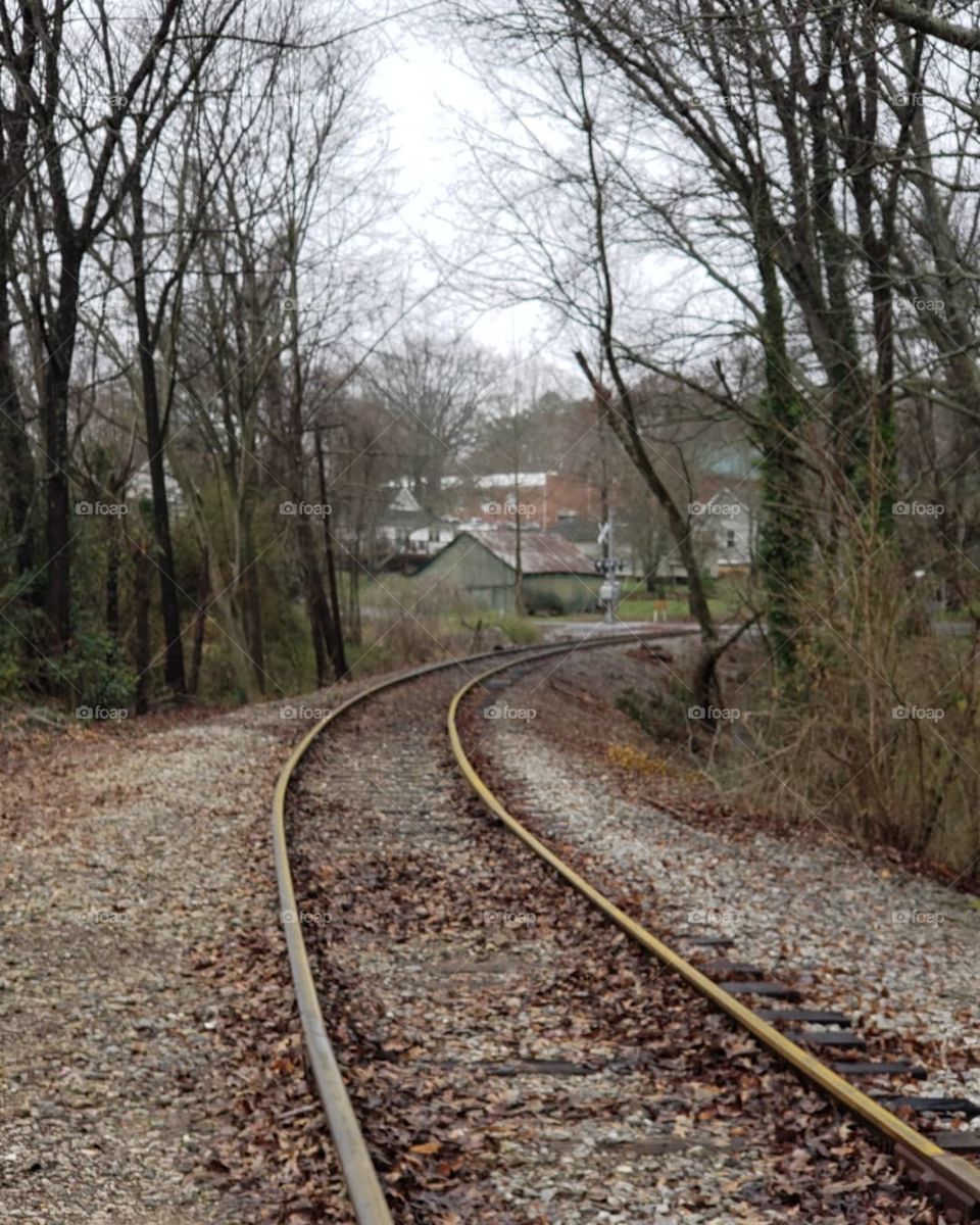 train track in Ballground Georgia