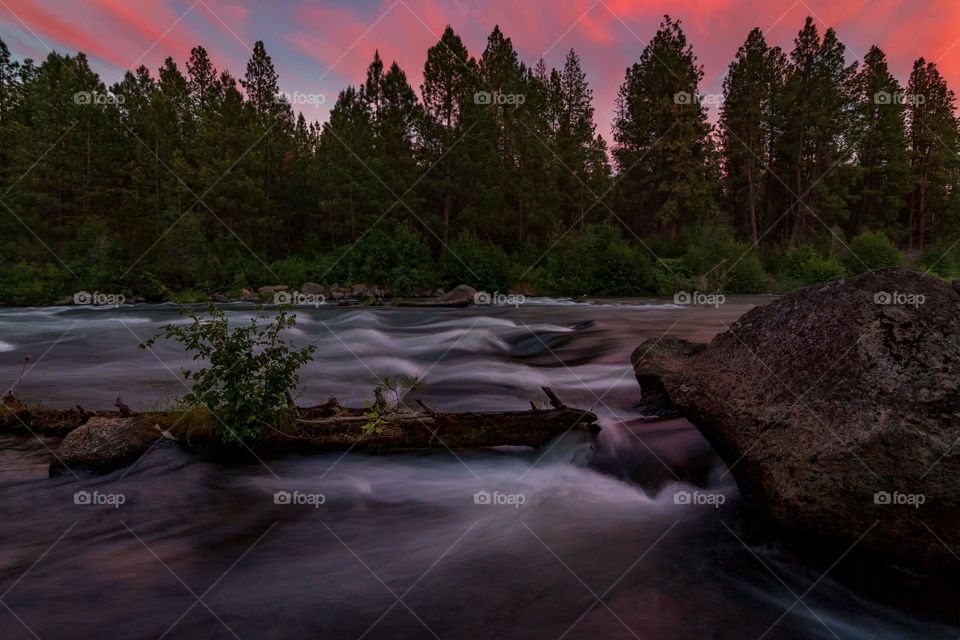 Sunset at the River