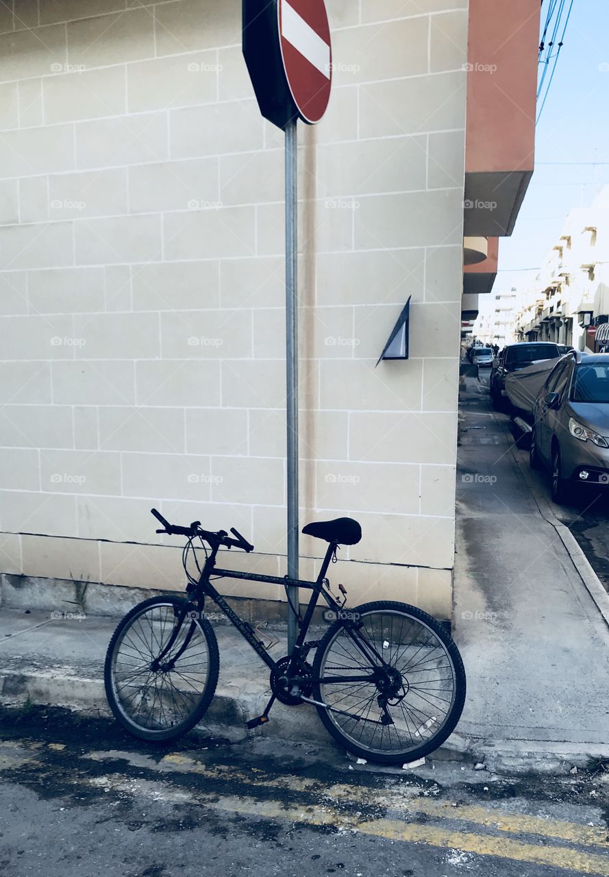 Bike parked 
