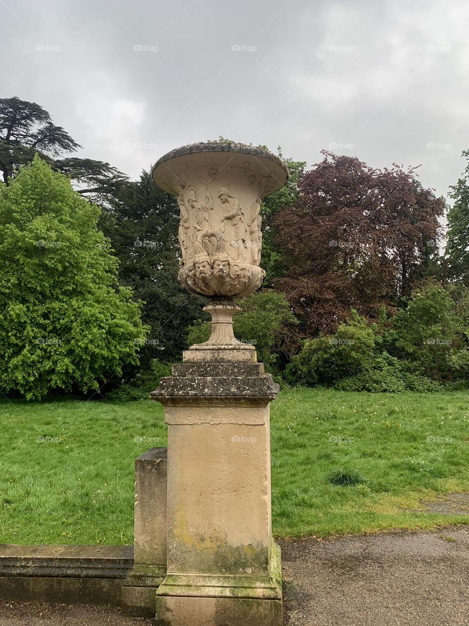 Old Victorian grounds, blaze castle Bristol England uk, taken on iPhone camera. 