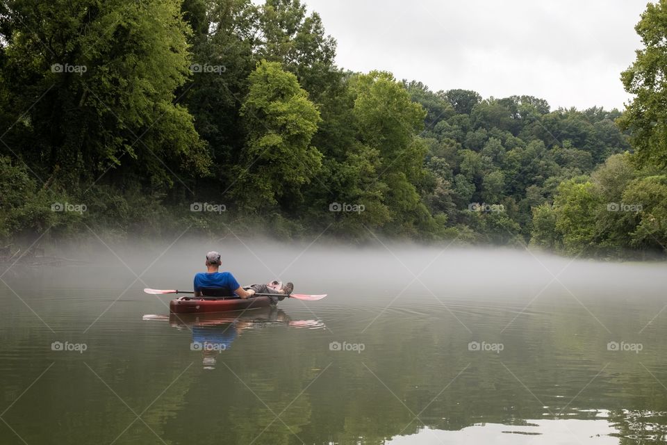 Foap, A to B: Let the misty river guide you to Point B. Kayaking the Elk River in Franklin County, Tennessee. 