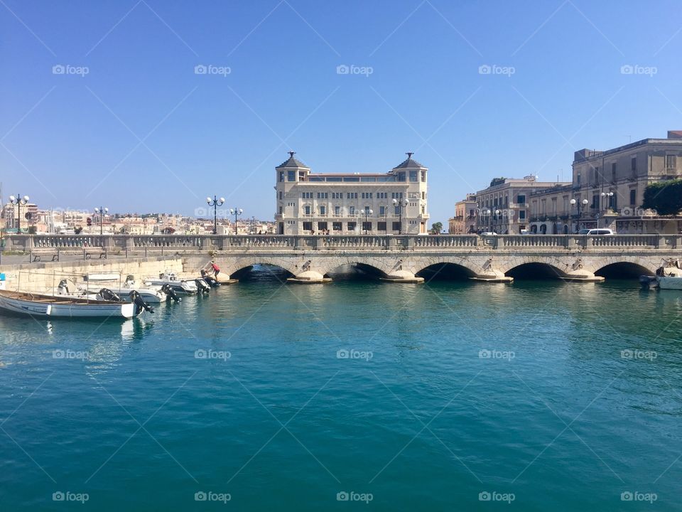 Sicily  Historical bridge 